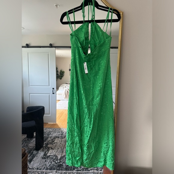 AFRM MIDI GREEN DRESS - Picture 5 of 5